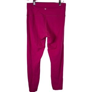 Lululemon Ripened Raspberry Pink Leggings Wunder Train High-Rise 28" Size 10